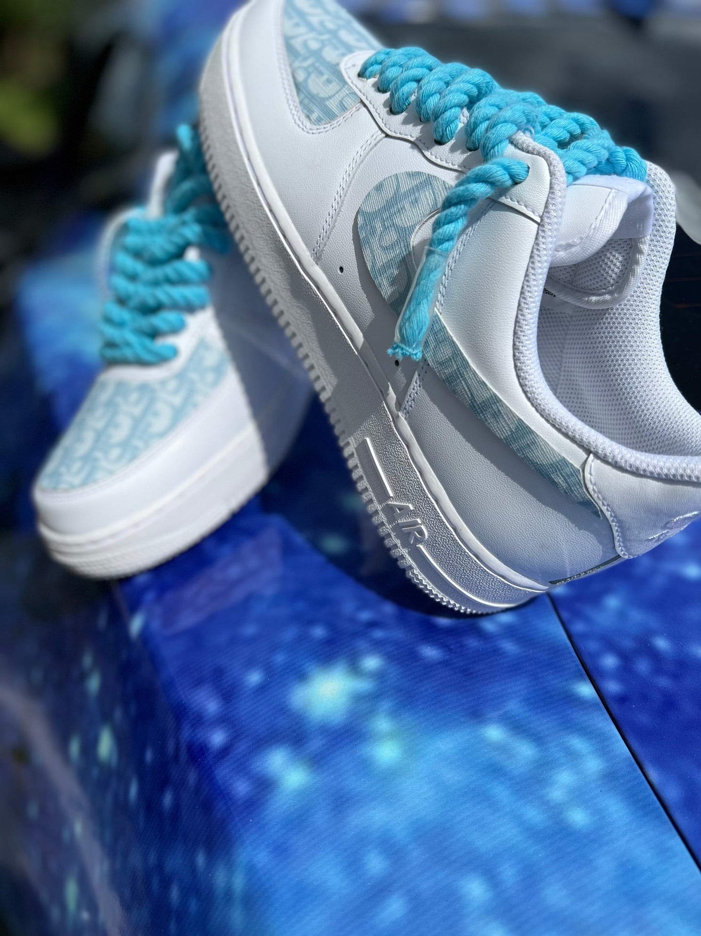 Baby Blue Dr Rope Lace