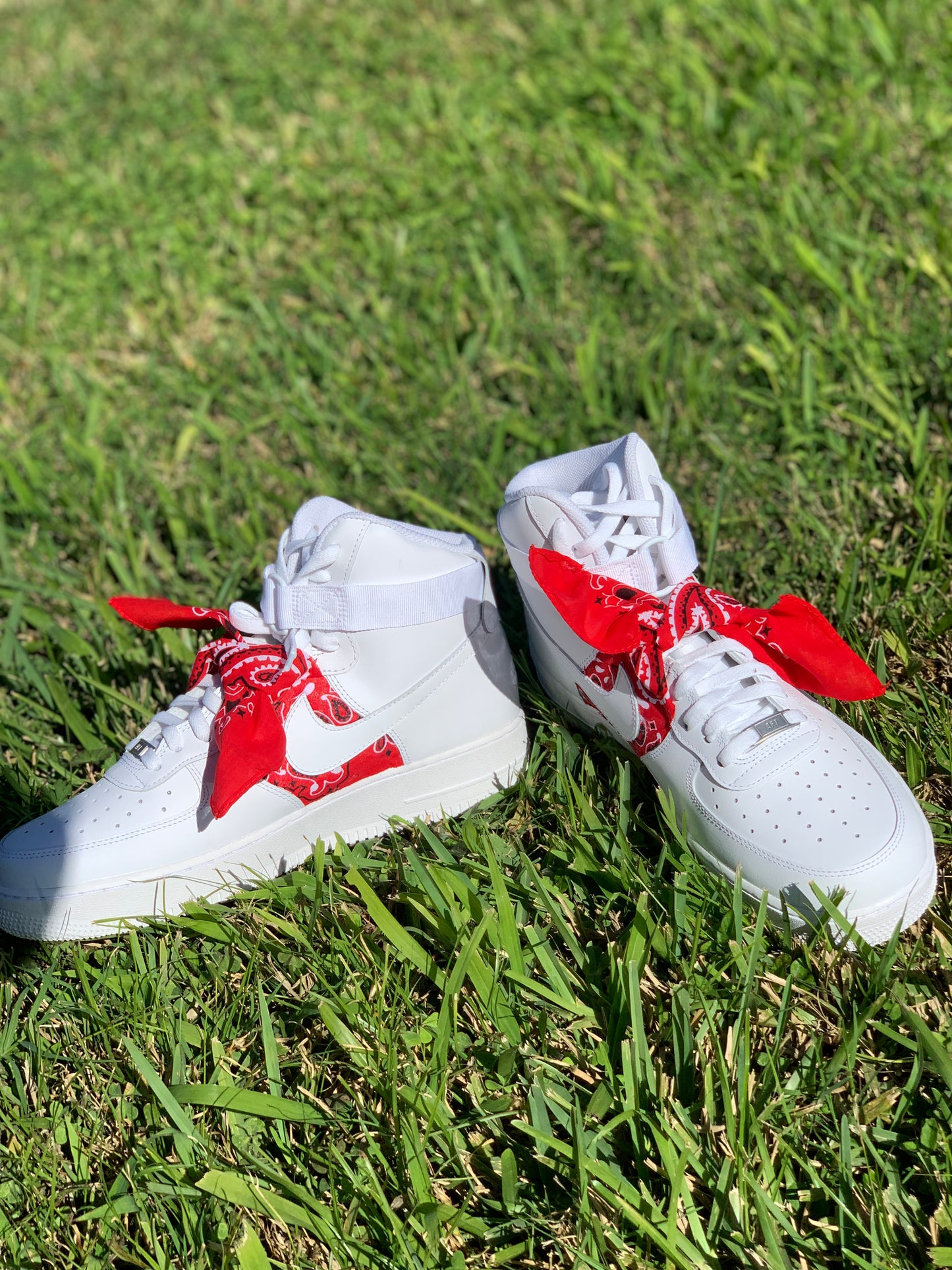 Red Bandana High Top