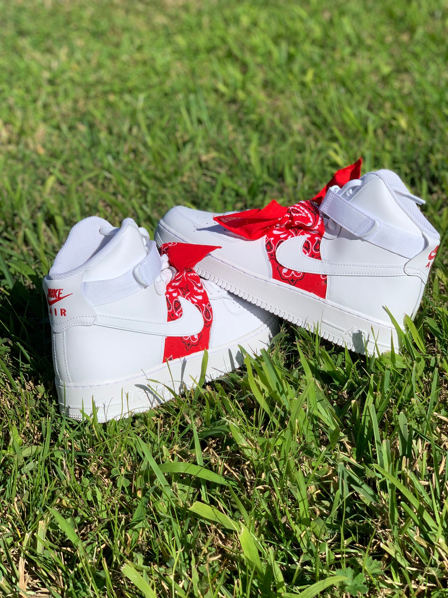 Red Bandana High Top